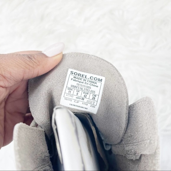 Sorel Women's Joan of Arctic Tan Wedge ll - In‎ Kettle leather  Size 11 NEW - Picture 7 of 7